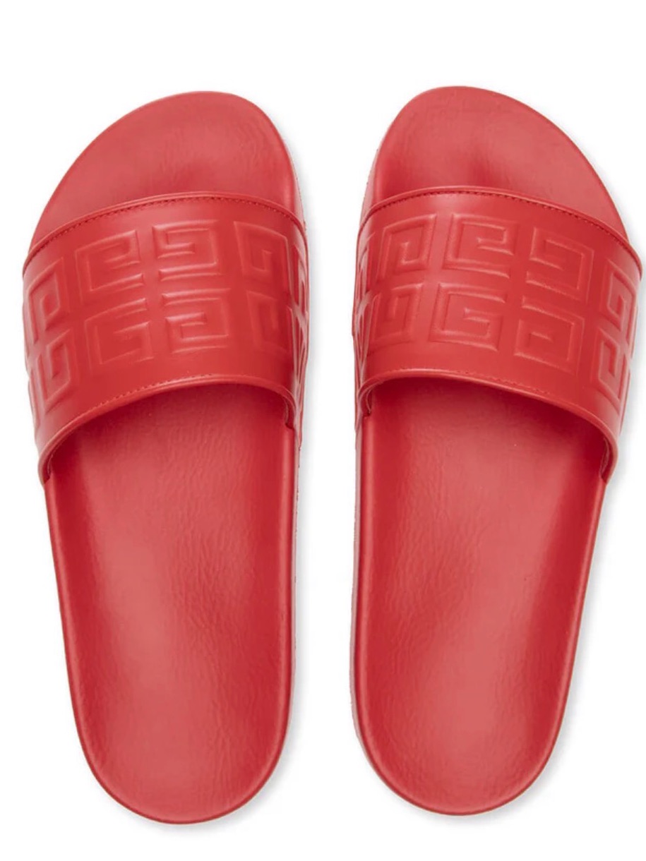 Givenchy Red Slides. Men’s 8 Or Women’s 9 Or 9 1/2
